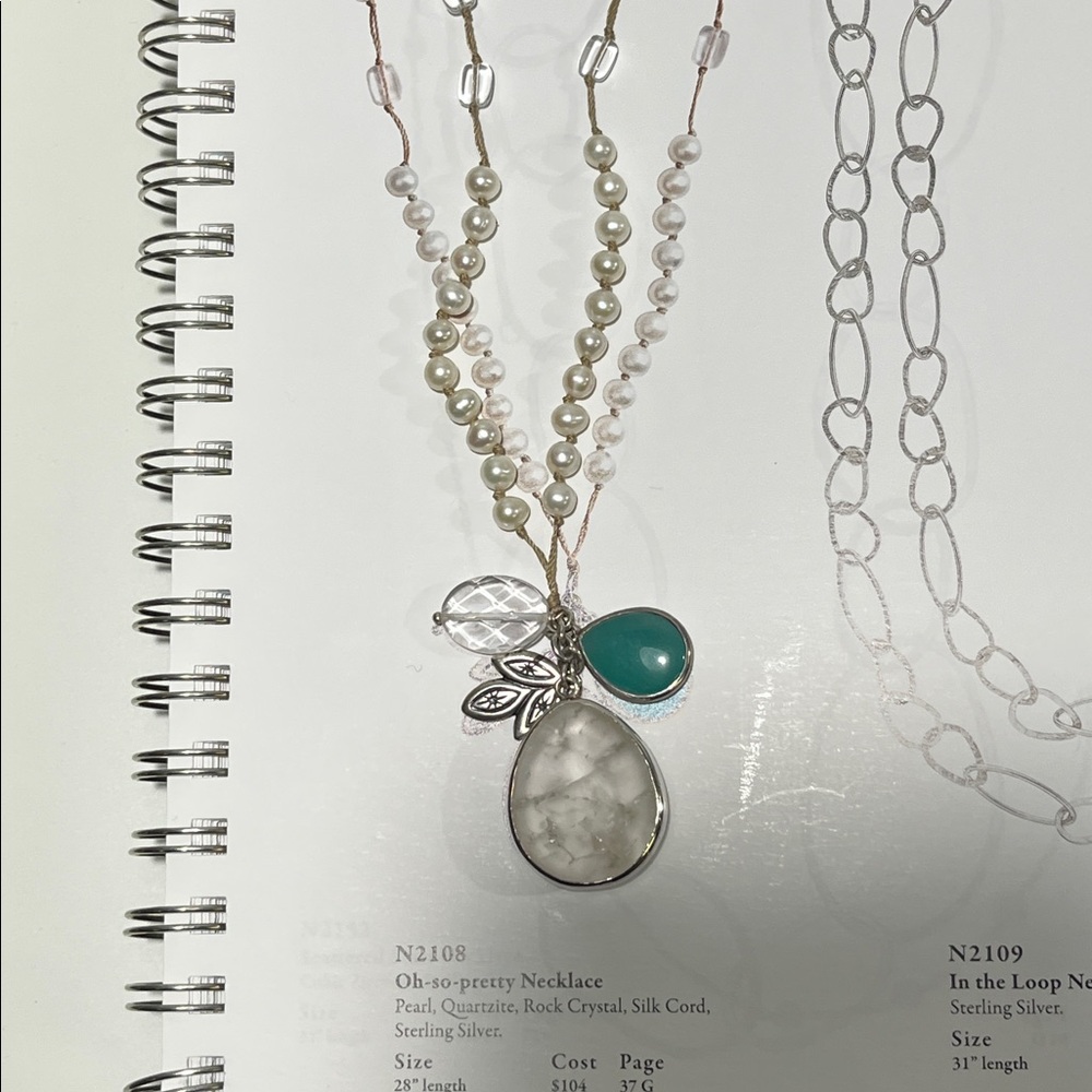 Silpada Oh-so-pretty Necklace N2108 - Picture 3 of 6